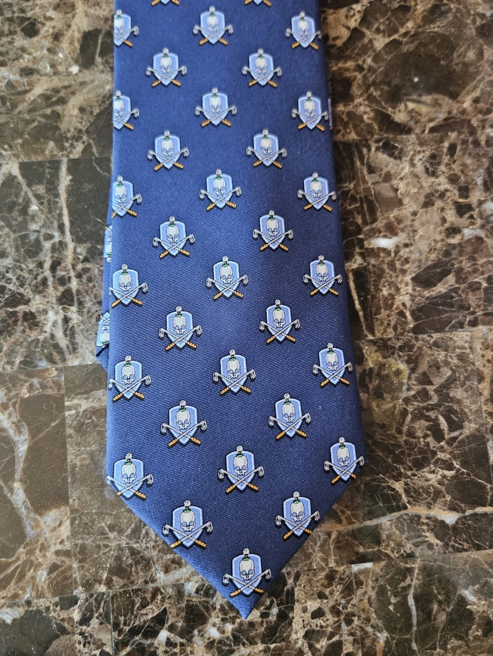 Skulls Tie, BIRD DOG BAG Mens Tie
